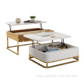 New Pattern Luxury Metal Tea Table Coffee Table